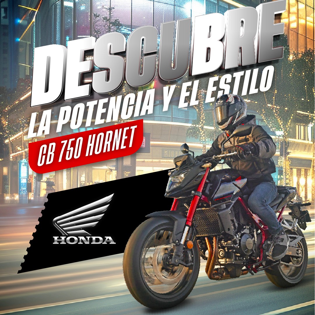 Post promocional Hornet 750