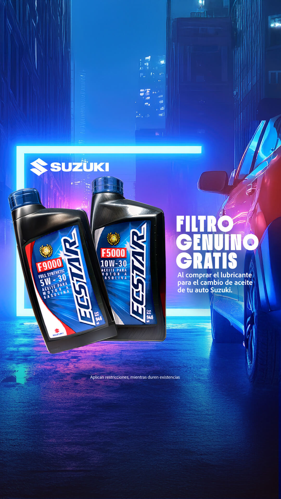 Historia promocional de repuestos